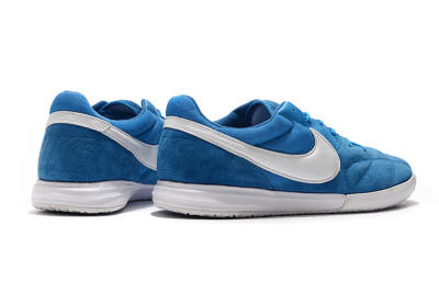 Men's Nike Premier 2 Sala IC Indoor & Futsal Low-Tops Football Shoes - Blue/White