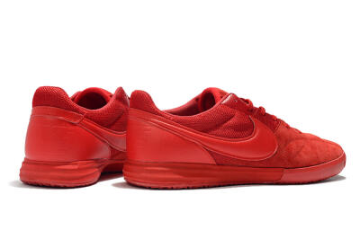 Men's Nike Premier 2 Sala IC Indoor & Futsal Low-Tops Football Shoes - Red/Red