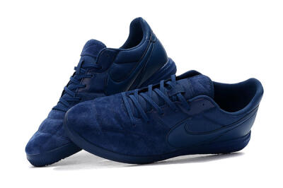 Men's Nike Premier 2 Sala IC Indoor & Futsal Low-Tops Football Shoes - Blue/Blue