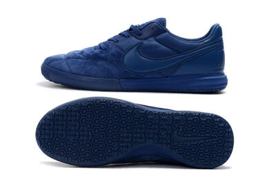 Men's Nike Premier 2 Sala IC Indoor & Futsal Low-Tops Football Shoes - Blue/Blue