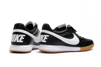 Men's Nike Premier 2 Sala IC Indoor & Futsal Low-Tops Football Shoes - Black/White/Brown