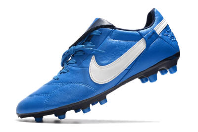 Men's Nike The Premier 3 FG Firm Ground Low-Tops Football Boots - Blue/White/Black