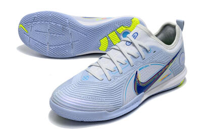 Men's Nike Mercurial Vapor 14 Pro IC Indoor & Futsal Low-Tops Football Shoes - White/Blue/Yellow