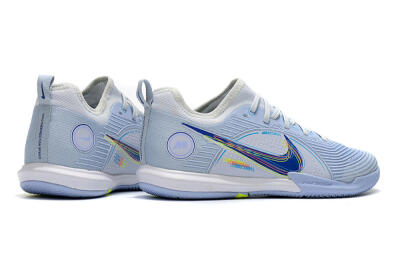 Men's Nike Mercurial Vapor 14 Pro IC Indoor & Futsal Low-Tops Football Shoes - White/Blue/Yellow