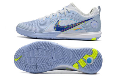 Men's Nike Mercurial Vapor 14 Pro IC Indoor & Futsal Low-Tops Football Shoes - White/Blue/Yellow