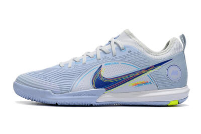 Men's Nike Mercurial Vapor 14 Pro IC Indoor & Futsal Low-Tops Football Shoes - White/Blue/Yellow