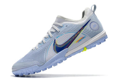 Men's Nike Mercurial Vapor 14 Pro TF Artificial Turf Low-Tops Football Shoes - White/Blue/Yellow