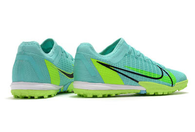 Men's Nike Mercurial Vapor 14 Pro TF Artificial Turf Low-Tops Football Shoes - Blue/Yellow/Black
