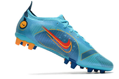 Men's Nike Mercurial Vapor 14 Elite AG Artificial Grass Low-Tops Football Boots - Blue/Red/Yellow