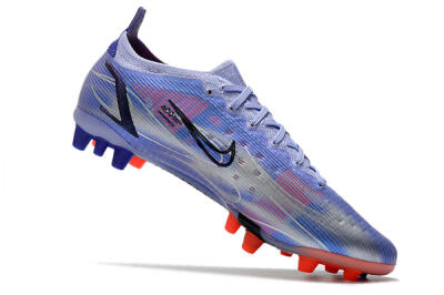 Men's Nike Mercurial Vapor 14 Elite AG Artificial Grass Low-Tops Football Boots - Blue/Red/Black