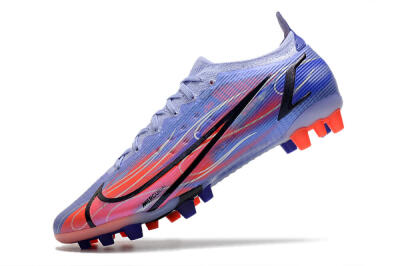 Men's Nike Mercurial Vapor 14 Elite AG Artificial Grass Low-Tops Football Boots - Blue/Red/Black