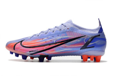 Men's Nike Mercurial Vapor 14 Elite AG Artificial Grass Low-Tops Football Boots - Blue/Red/Black