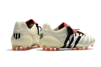 Men's Adidas Predator Mania Champagne FG Firm Ground Low-Tops Football Boots - Gold/Black/Red
