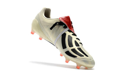 Men's Adidas Predator Mania Champagne FG Firm Ground Low-Tops Football Boots - Gold/Black/Red