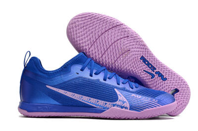 Men's Nike Air Zoom Mercurial Vapor 15 Pro IC Indoor & Futsal Low-Tops Football Shoes - Blue/Pink