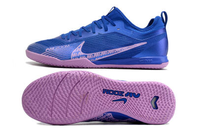Men's Nike Air Zoom Mercurial Vapor 15 Pro IC Indoor & Futsal Low-Tops Football Shoes - Blue/Pink