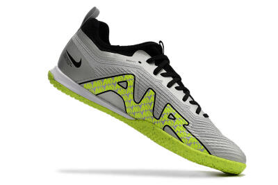 Men's Nike Air Zoom Mercurial Vapor 15 Pro IC Indoor & Futsal Low-Tops Football Shoes - Silver/Yellow/Black