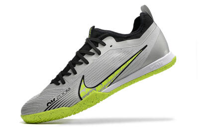 Men's Nike Air Zoom Mercurial Vapor 15 Pro IC Indoor & Futsal Low-Tops Football Shoes - Silver/Yellow/Black