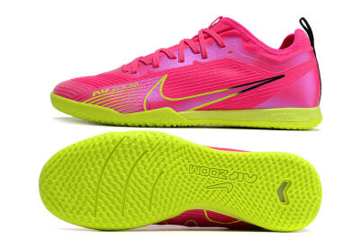 Men's Nike Air Zoom Mercurial Vapor 15 Pro IC Indoor & Futsal Low-Tops Football Shoes - Pink/Yellow/Black