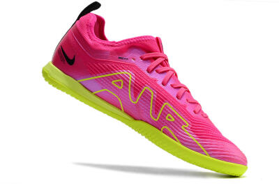 Men's Nike Air Zoom Mercurial Vapor 15 Pro IC Indoor & Futsal Low-Tops Football Shoes - Pink/Yellow/Black