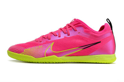 Men's Nike Air Zoom Mercurial Vapor 15 Pro IC Indoor & Futsal Low-Tops Football Shoes - Pink/Yellow/Black