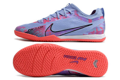 Men's Nike Air Zoom Mercurial Vapor 15 Pro IC Indoor & Futsal Low-Tops Football Shoes - Blue/Purple/Red
