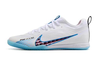 Men's Nike Air Zoom Mercurial Vapor 15 Pro IC Indoor & Futsal Low-Tops Football Shoes - White/Blue/Pink