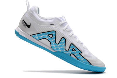 Men's Nike Air Zoom Mercurial Vapor 15 Pro IC Indoor & Futsal Low-Tops Football Shoes - White/Blue/Black
