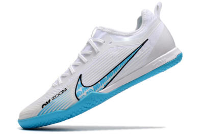Men's Nike Air Zoom Mercurial Vapor 15 Pro IC Indoor & Futsal Low-Tops Football Shoes - White/Blue/Black