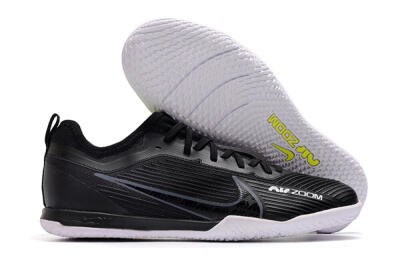 Men's Nike Air Zoom Mercurial Vapor 15 Pro IC Indoor & Futsal Low-Tops Football Shoes - Black/White/Yellow