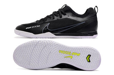 Men's Nike Air Zoom Mercurial Vapor 15 Pro IC Indoor & Futsal Low-Tops Football Shoes - Black/White/Yellow