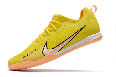 Men's Nike Air Zoom Mercurial Vapor 15 Pro IC Indoor & Futsal Low-Tops Football Shoes - Yellow/Pink/Black