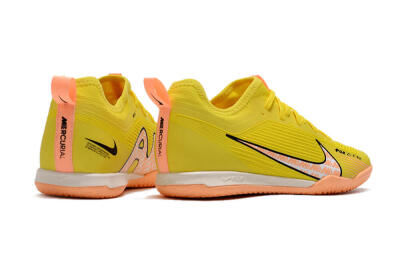 Men's Nike Air Zoom Mercurial Vapor 15 Pro IC Indoor & Futsal Low-Tops Football Shoes - Yellow/Pink/Black