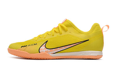 Men's Nike Air Zoom Mercurial Vapor 15 Pro IC Indoor & Futsal Low-Tops Football Shoes - Yellow/Pink/Black