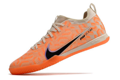 Men's Nike Air Zoom Mercurial Vapor 15 Pro IC Indoor & Futsal Low-Tops Football Shoes - Orange/Purple/Black