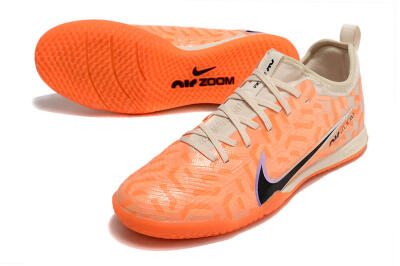 Men's Nike Air Zoom Mercurial Vapor 15 Pro IC Indoor & Futsal Low-Tops Football Shoes - Orange/Purple/Black