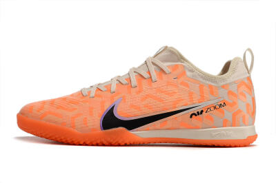 Men's Nike Air Zoom Mercurial Vapor 15 Pro IC Indoor & Futsal Low-Tops Football Shoes - Orange/Purple/Black