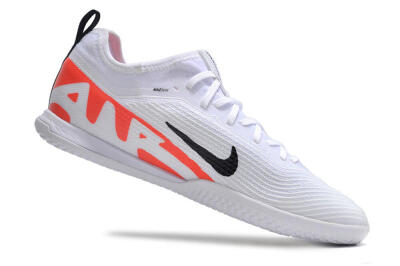 Men's Nike Air Zoom Mercurial Vapor 15 Pro IC Indoor & Futsal Low-Tops Football Shoes - White/Black/Red