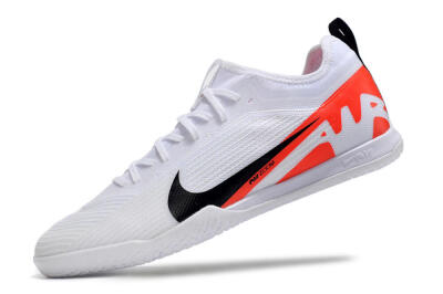 Men's Nike Air Zoom Mercurial Vapor 15 Pro IC Indoor & Futsal Low-Tops Football Shoes - White/Black/Red