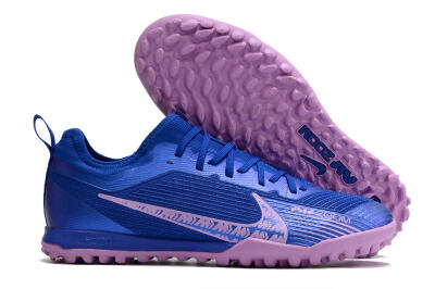 Men's Nike Air Zoom Mercurial Vapor 15 Pro TF Artificial Turf Low-Tops Football Shoes - Blue/Purple