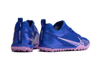 Men's Nike Air Zoom Mercurial Vapor 15 Pro TF Artificial Turf Low-Tops Football Shoes - Blue/Purple