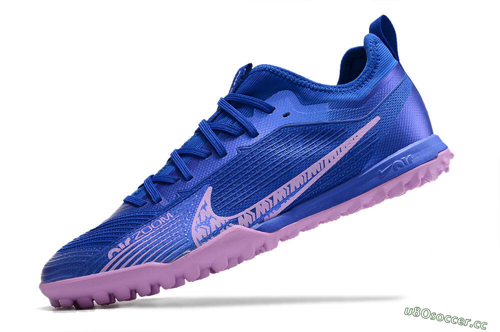 Men's Nike Air Zoom Mercurial Vapor 15 Pro TF Artificial Turf Low-Tops Football Shoes - Blue/Purple 5