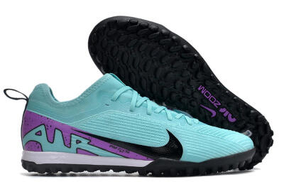 Men's Nike Air Zoom Mercurial Vapor 15 Pro TF Artificial Turf Low-Tops Football Shoes - Blue/Black/Purple