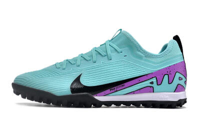Men's Nike Air Zoom Mercurial Vapor 15 Pro TF Artificial Turf Low-Tops Football Shoes - Blue/Black/Purple