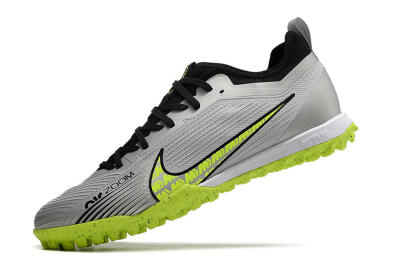 Men's Nike Air Zoom Mercurial Vapor 15 Pro TF Artificial Turf Low-Tops Football Shoes - Silver/Yellow/Black
