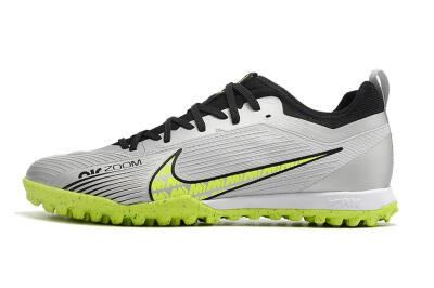 Men's Nike Air Zoom Mercurial Vapor 15 Pro TF Artificial Turf Low-Tops Football Shoes - Silver/Yellow/Black