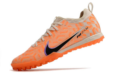 Men's Nike Air Zoom Mercurial Vapor 15 Pro TF Artificial Turf Low-Tops Football Shoes - Orange/Purple/Black
