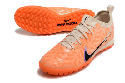 Men's Nike Air Zoom Mercurial Vapor 15 Pro TF Artificial Turf Low-Tops Football Shoes - Orange/Purple/Black