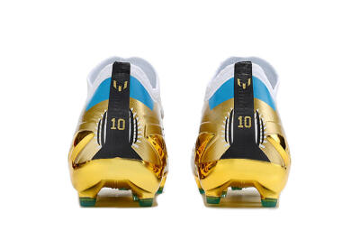 Men's Adidas X Speedportal .1 FG Firm Ground Low-Tops Football Boots - Gold/White/Blue