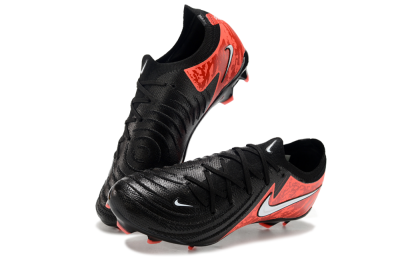 Men's Nike Phantom Luna Elite FG Firm Ground Low-Tops Football Boots - Black/Red/White